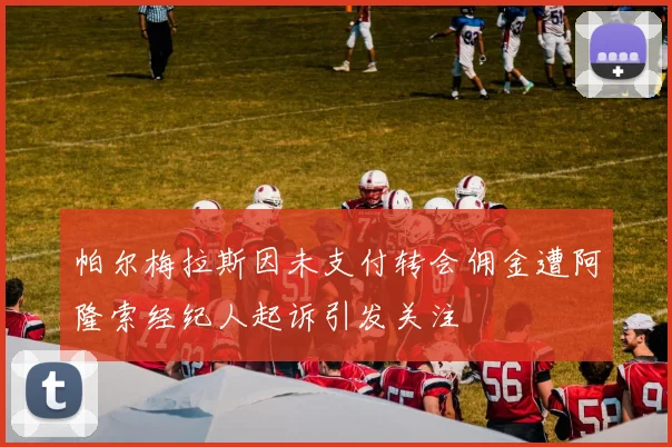 帕尔梅拉斯因未支付转会佣金遭阿隆索经纪人起诉引发关注